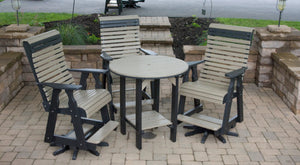 Country View Poly Pub table set