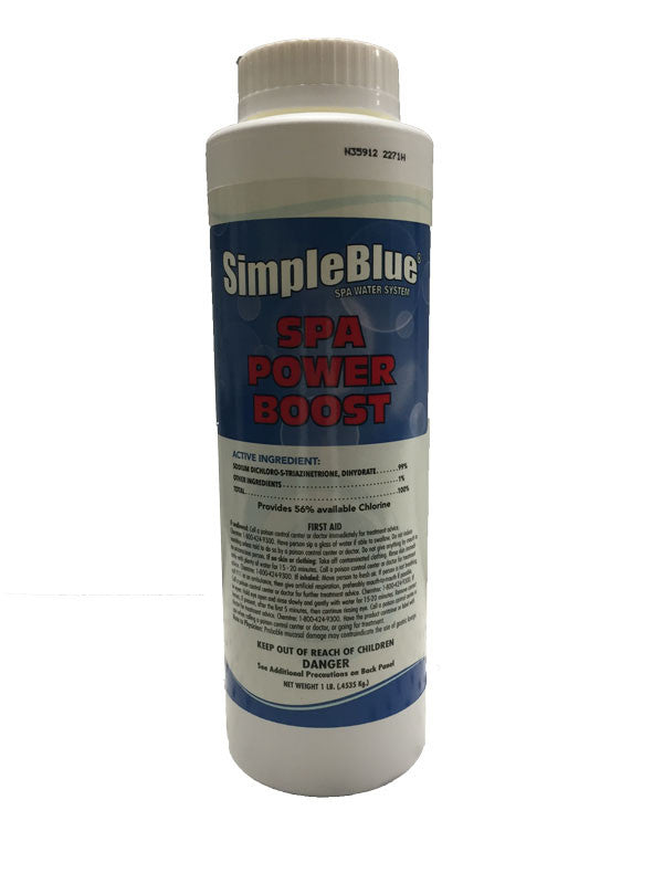 Simple Blue Spa Power Boost