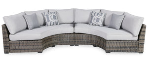 Curved Sectional and optional ottoman (no center arm rest/table) - Last One