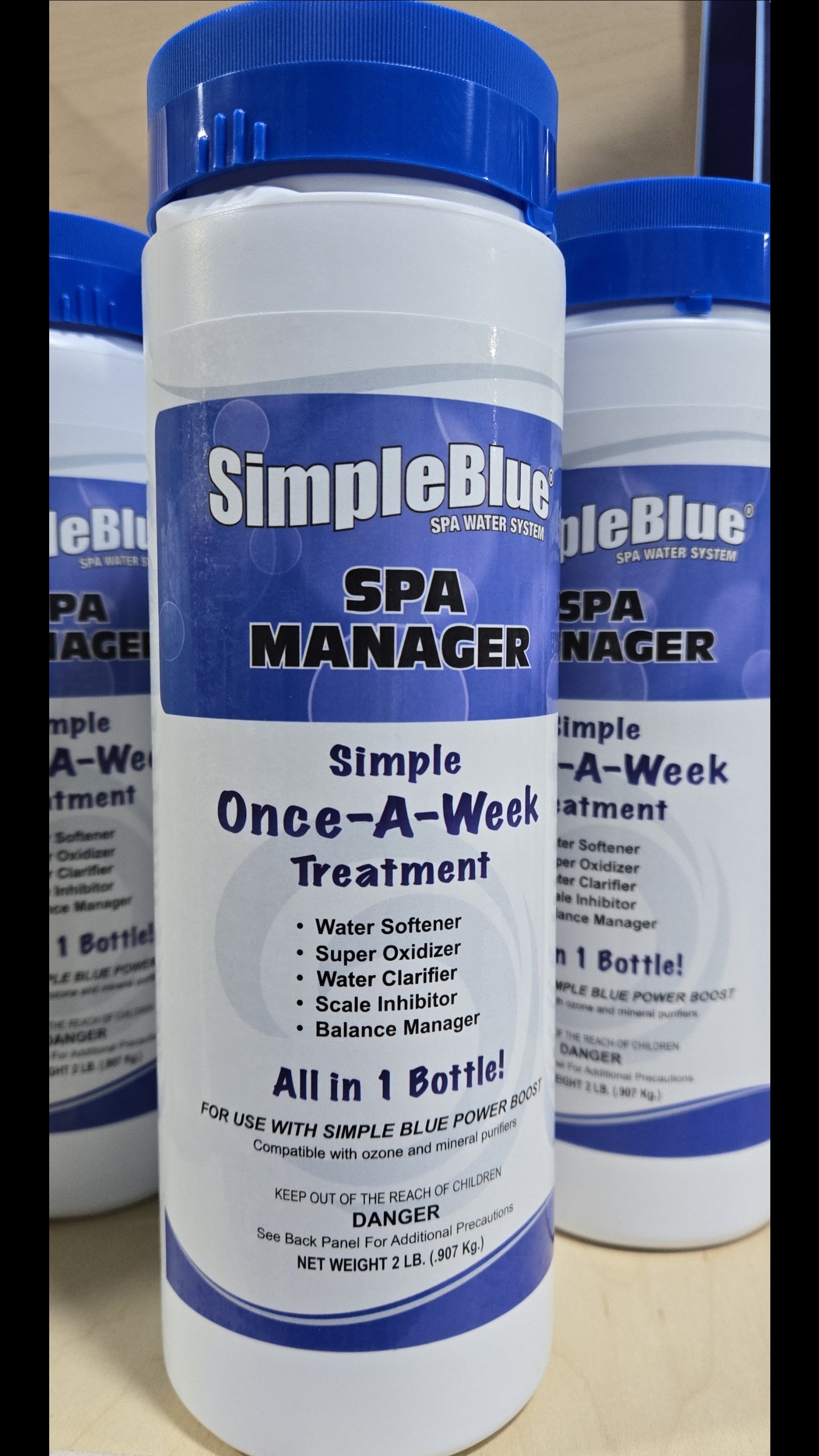 Simple Blue Spa Manager
