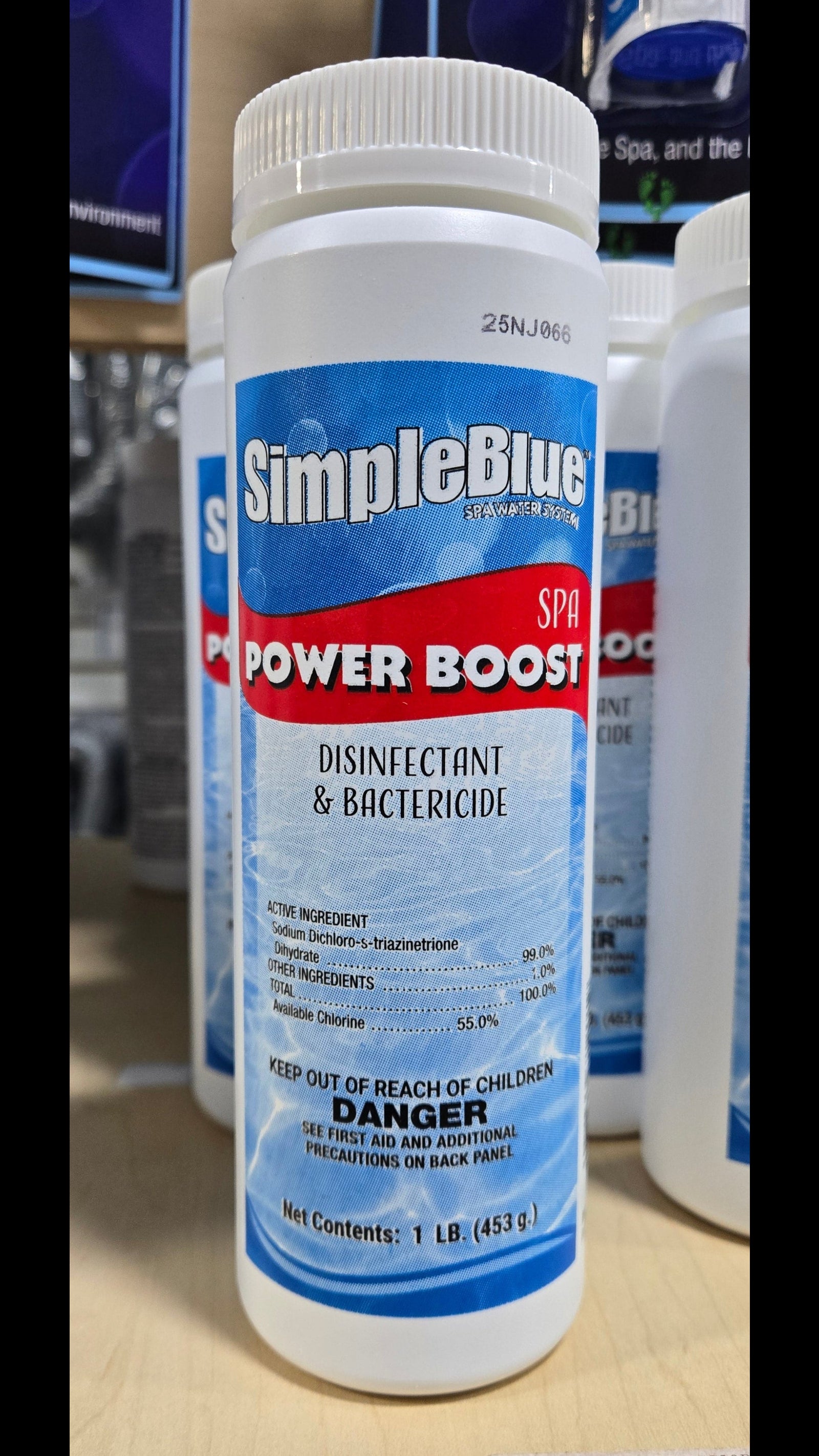 Simple Blue Spa Power Boost