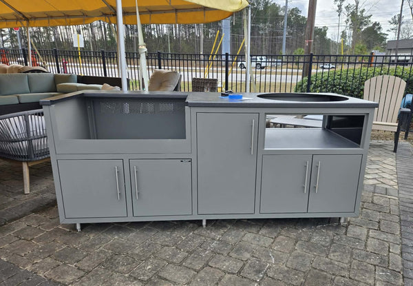 Challenger Big Green Egg Kitchen Island - Leisure Depot