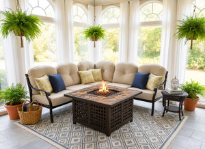 Valencia Sectional | Lounge Chair | Fire Table