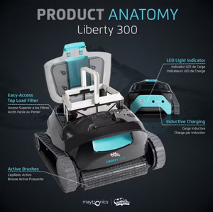 Dolphin Liberty 300 Cordless Robotic Vacuum