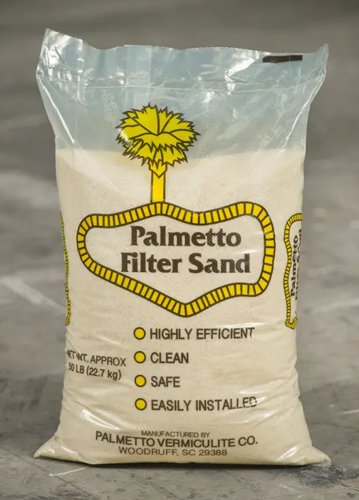 Palmetto Filter Sand For Residential Pool Filters, 50 Lb