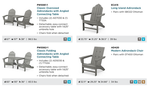 POLYWOOD™ Adirondack Chair collection