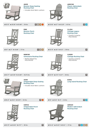 POLYWOOD™ Rocking Chairs