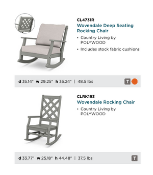 POLYWOOD™ Rocking Chairs