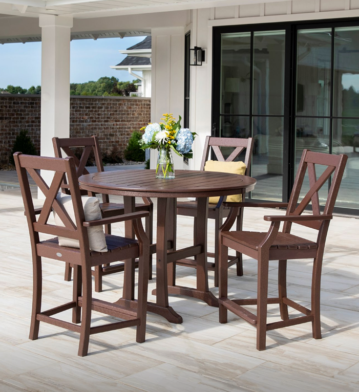 POLYWOOD™ Counter Height Table & Chairs | Mix and Match!
