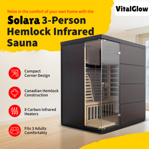 Solara 3 Person Sauna