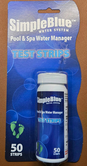 Simple Blue Pool & Spa Water Manager | Test Strips