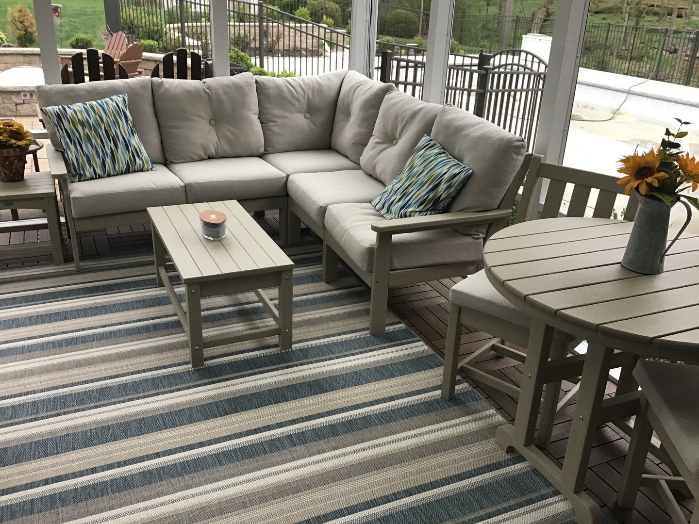 POLYWOOD™ VINEYARD 5 PC SECTIONAL GROUP