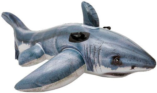 Ride on shark float outlet