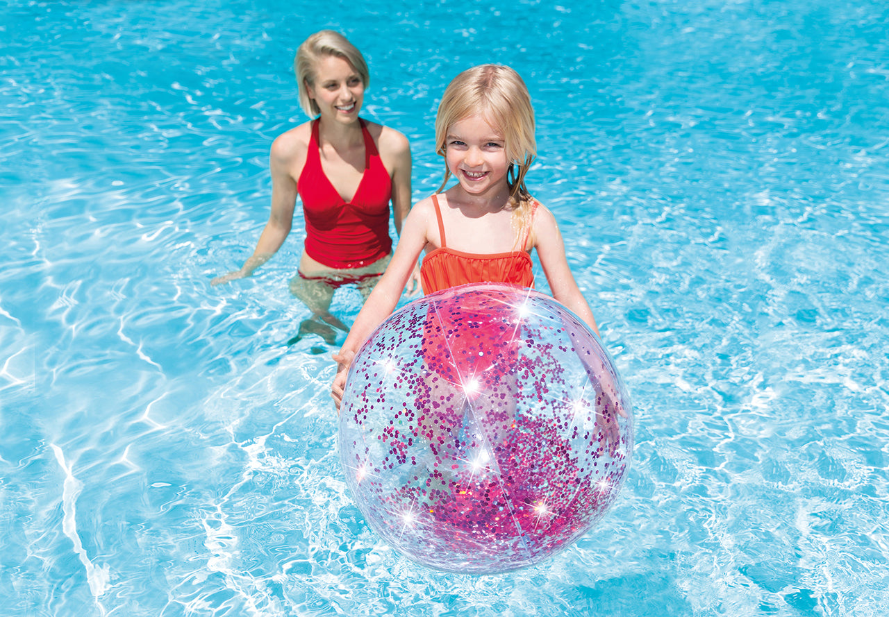 Transparent Glitter Beach Ball