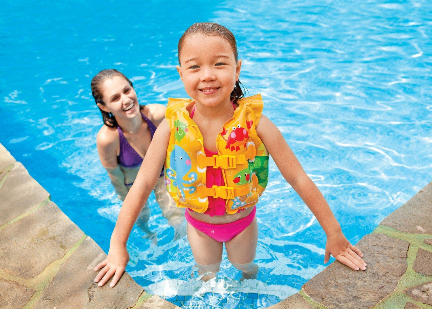 Intex Inflatable Tropical Buddies Swim Vest