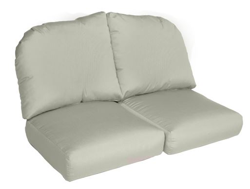 Erwin Collection deluxe wicker sofa cushion loveseat