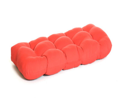 Economy Wicker Tufted Settee Cushion