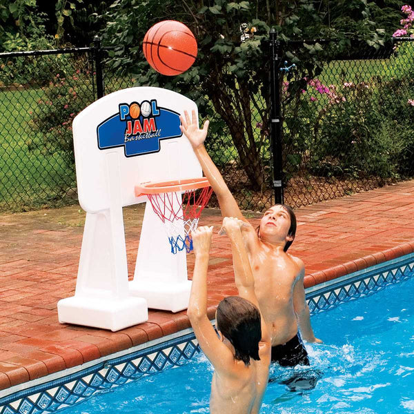 Pool Jam Poolside Basketball and Volleyball Combo Set