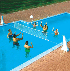 Pool Jam Poolside Basketball and Volleyball Combo Set