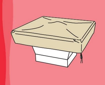 cp927 48"-60" square fire pit / table cover