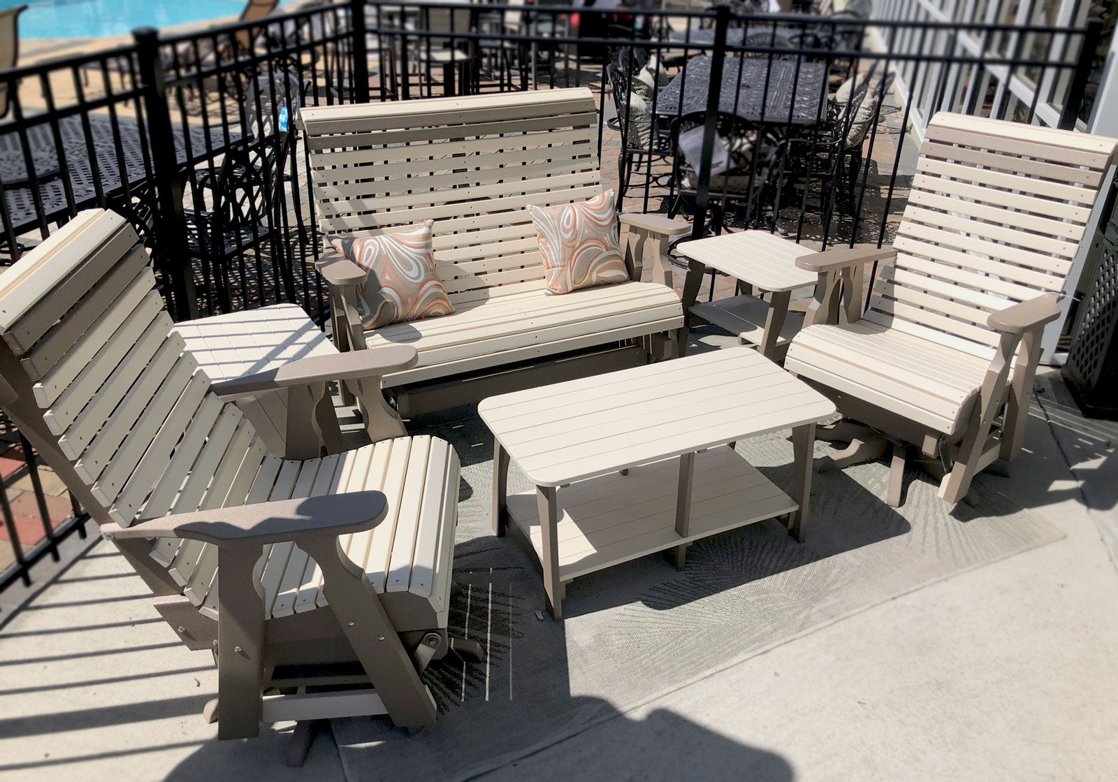 Evermore Casual Rollback Poly Outdoor Furniture Collection