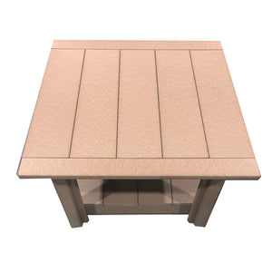 Carter poly lumber Amish outdoor square coffee table