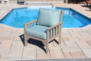 Carter poly lumber Amish outdoor deep seating club chair