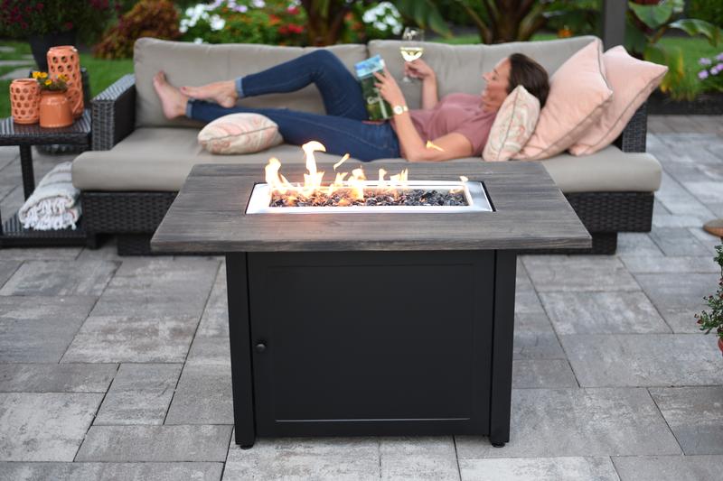 Rustic 40x28 Fire Table