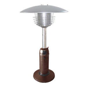 hammered bronze tabletop patio heater 