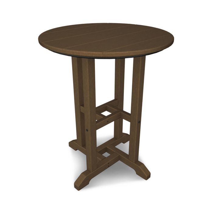 POLYWOOD™ 24" Round Farmhouse Table