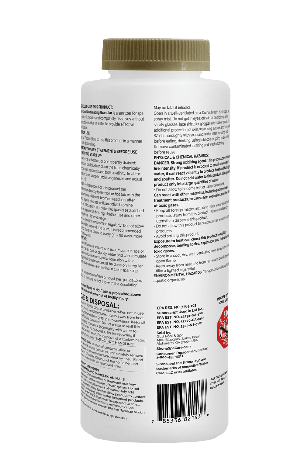 Sirona Spa Care Brominating Granular