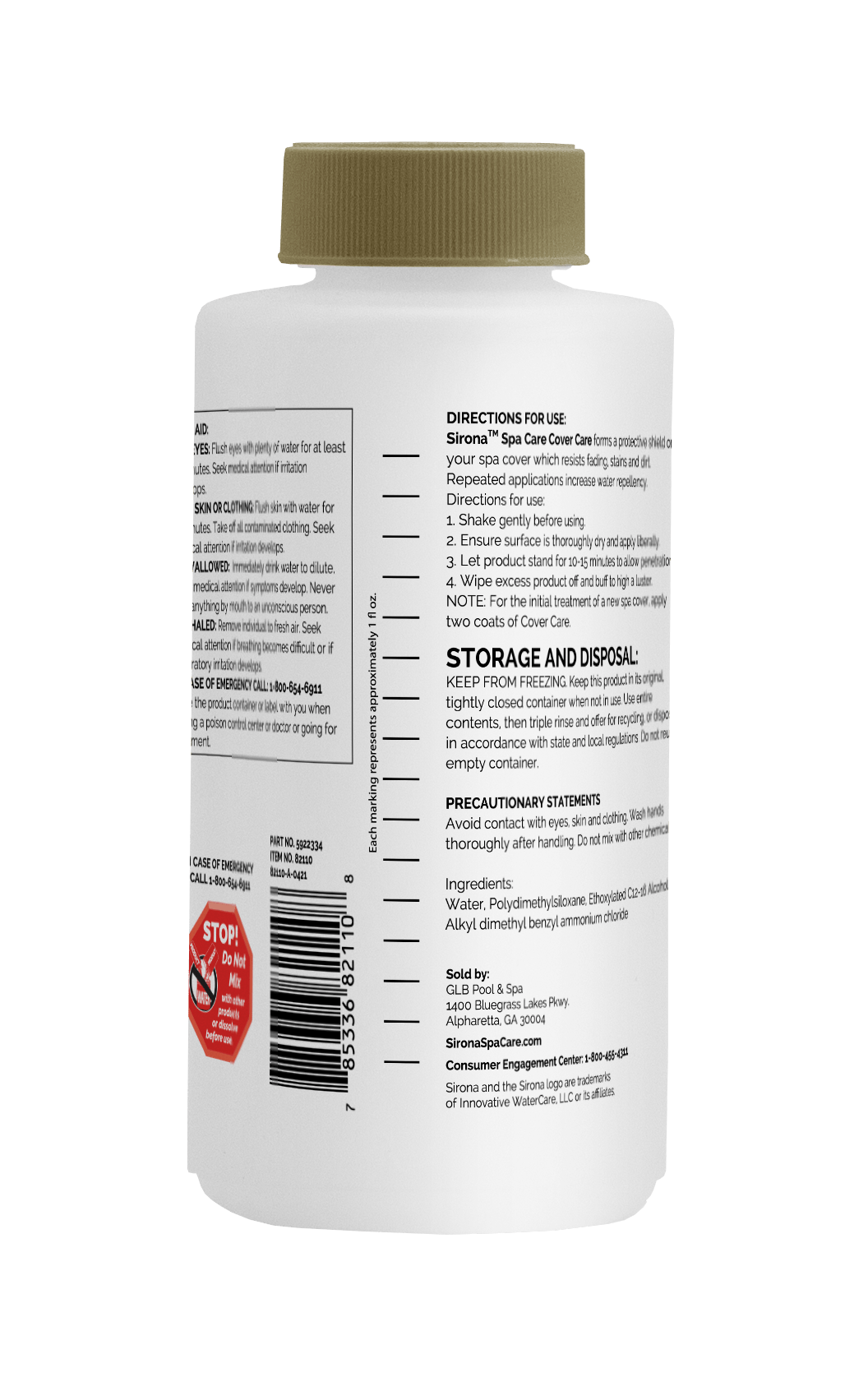 Sirona Spa Care Cover Care