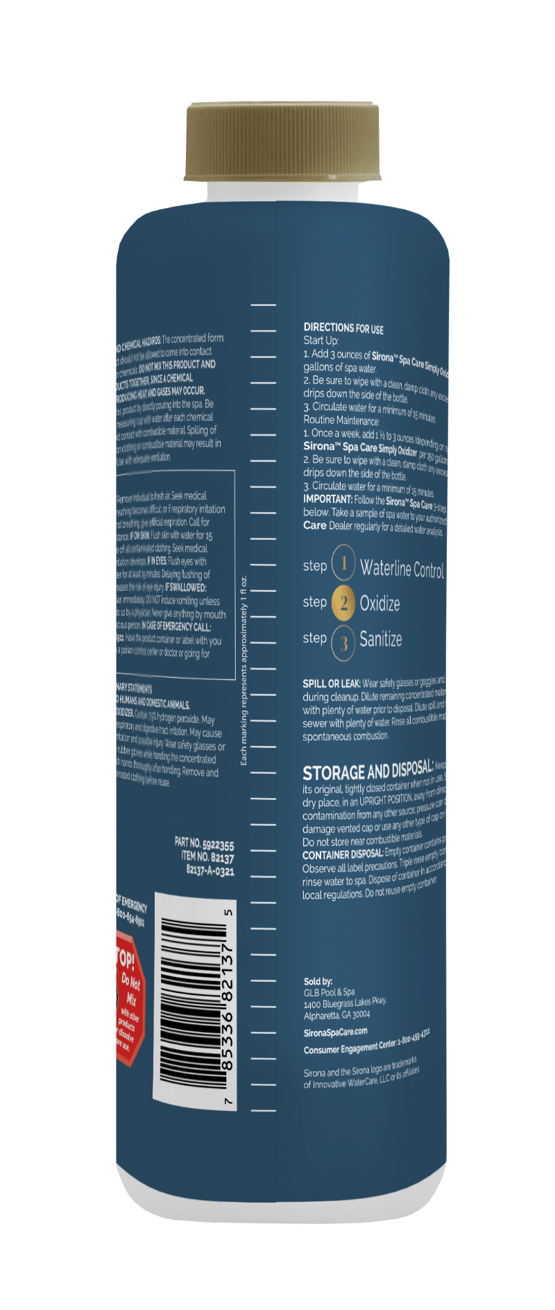 Sirona Spa Care Simply Oxidizer