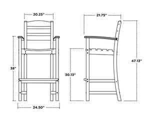 POLYWOOD™ La Casa Cafe Bar Height Chairs