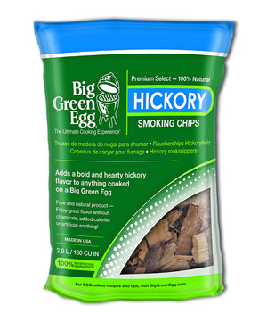 Big Green Egg smoking chips Hickory