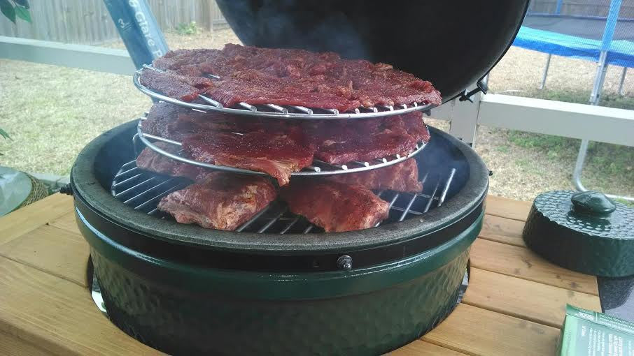 big green egg folding rack extender