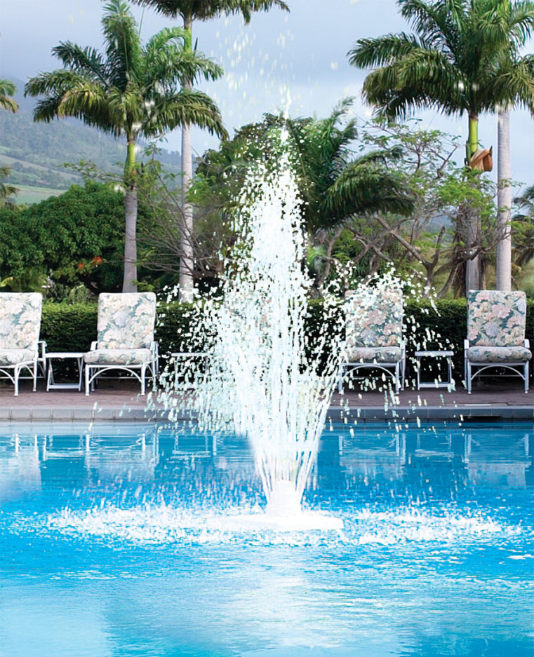 in pool floating fountain