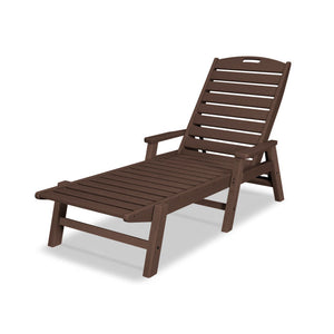 POLYWOOD™ Nautical Chaise Lounge w/ Arms