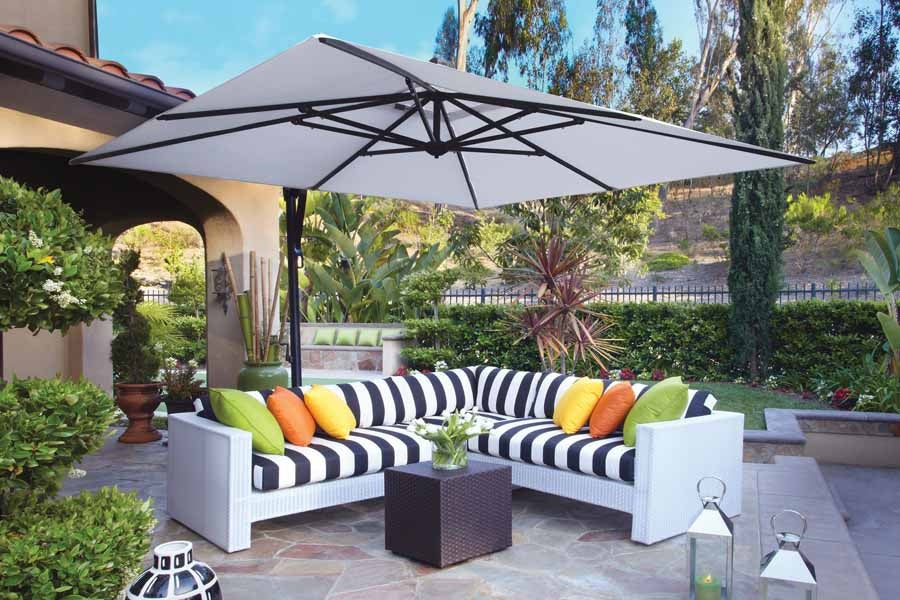 Umbrella - 10'x13' Rectangular Plus Cantilever